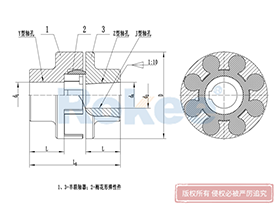 LM/ML Plum-shaped Flexible Coupling,Jaw Flex Couplings