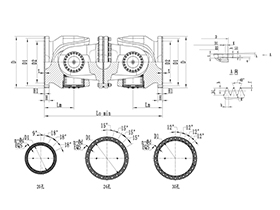 ROWL-WD Cardan Shaft,Universal Couplings Size Chart